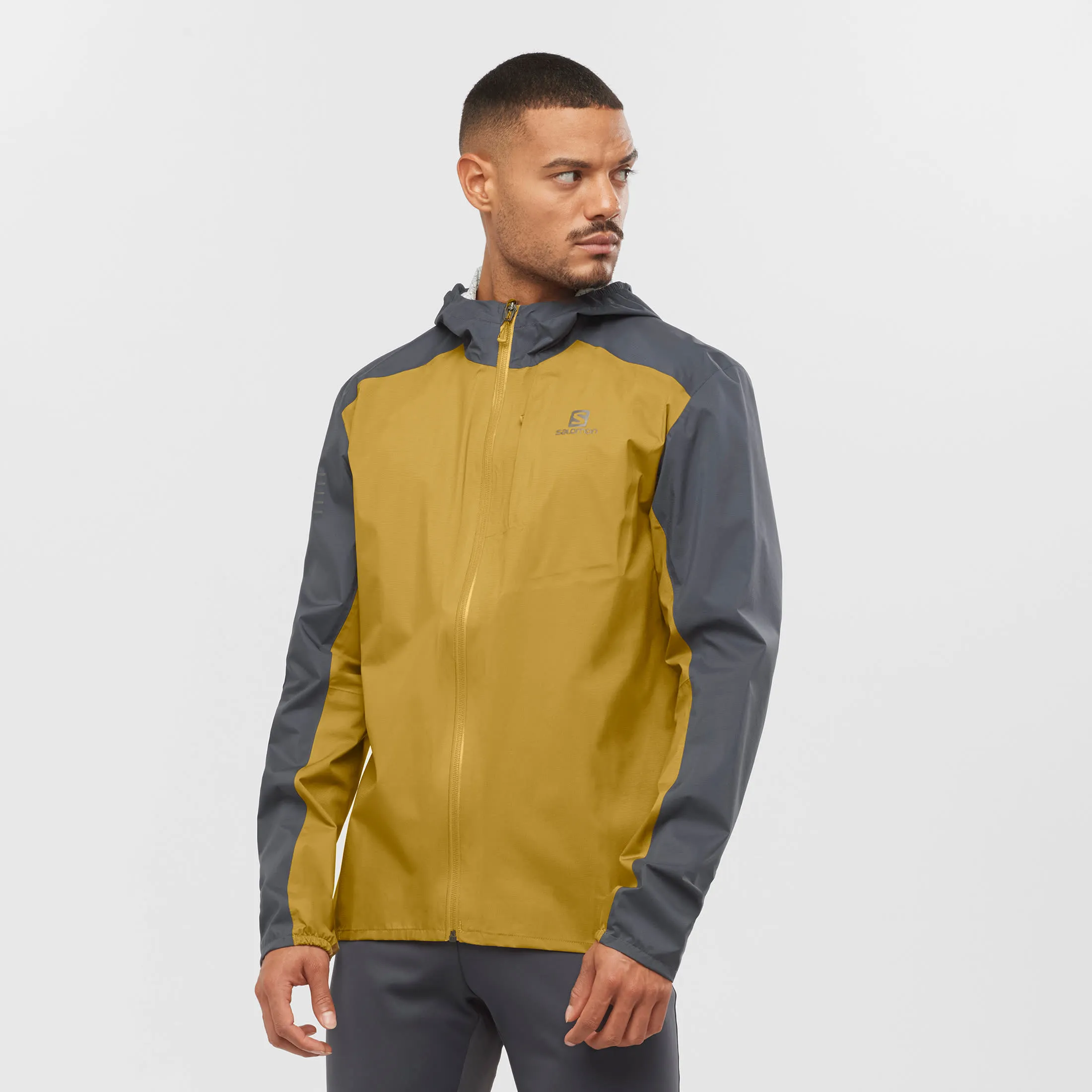 Salomon Men's Bonatti Waterproof Jacket Cumin/Ebony | Buy Salomon Men's Bonatti Waterproof Jacket Cumin/Ebony here | O