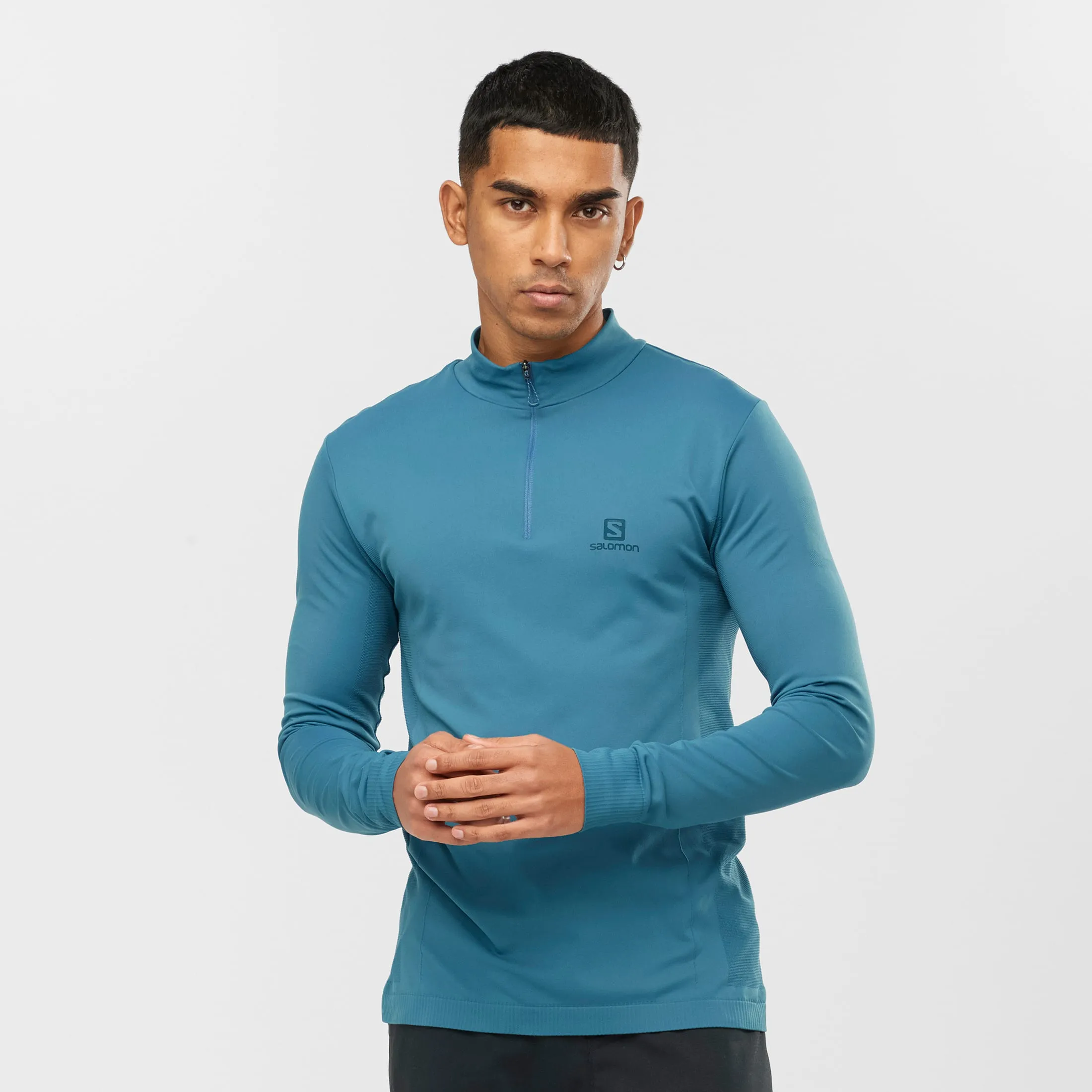 Salomon Men's Explore Seamless Half Zip Mallard Blue | Buy Salomon Men's Explore Seamless Half Zip Mallard Blue here |