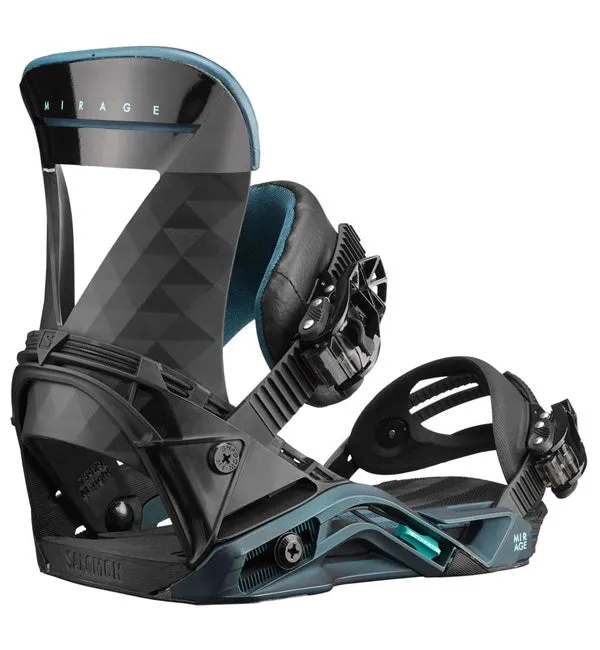 Salomon Womens Mirage Snowboard Bindings - Black/Teal