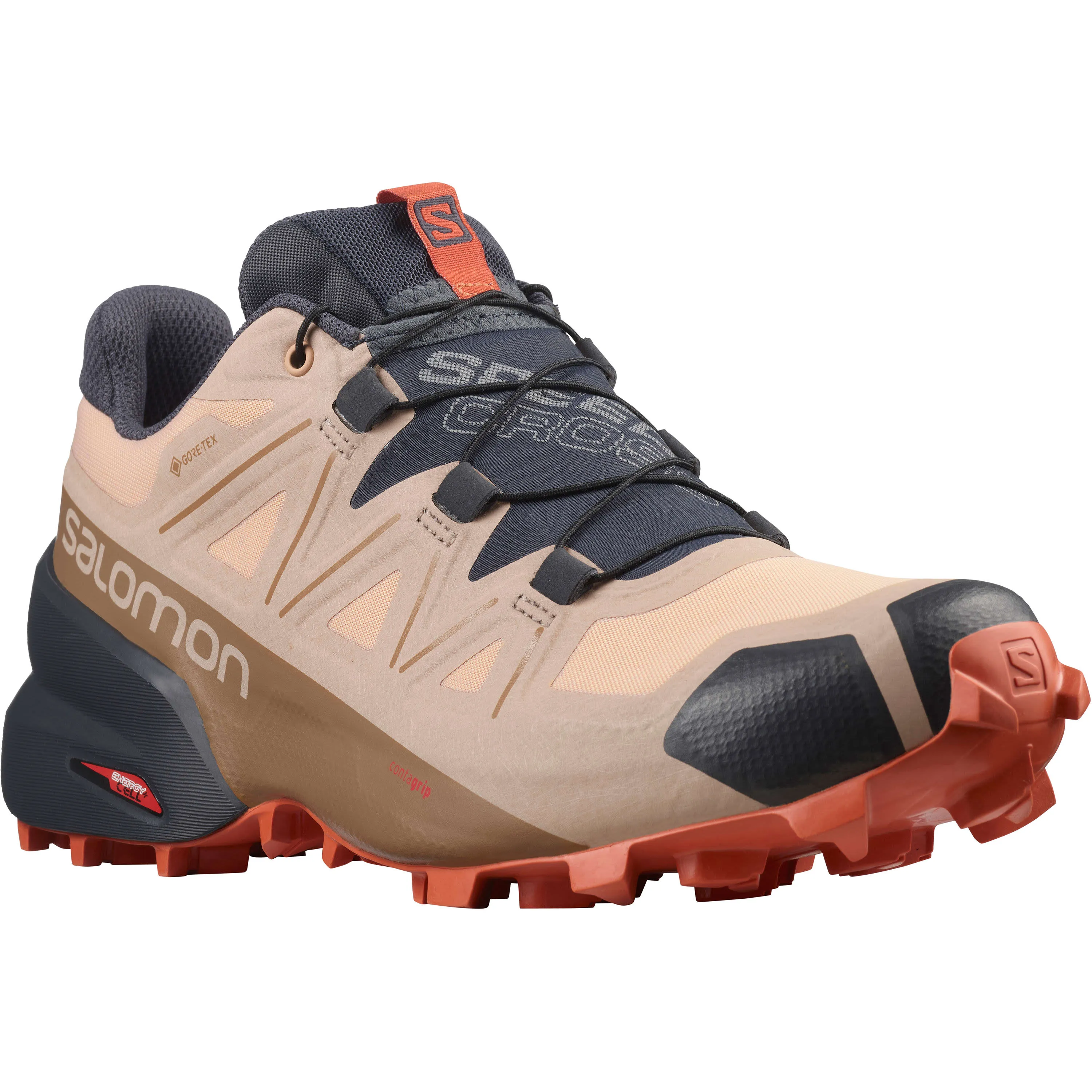 Salomon Women's Speedcross 5 Gore-Tex Sirocco/Mocha Mousse/Mecca Orange | Buy Salomon Women's Speedcross 5 Gore-Tex Si