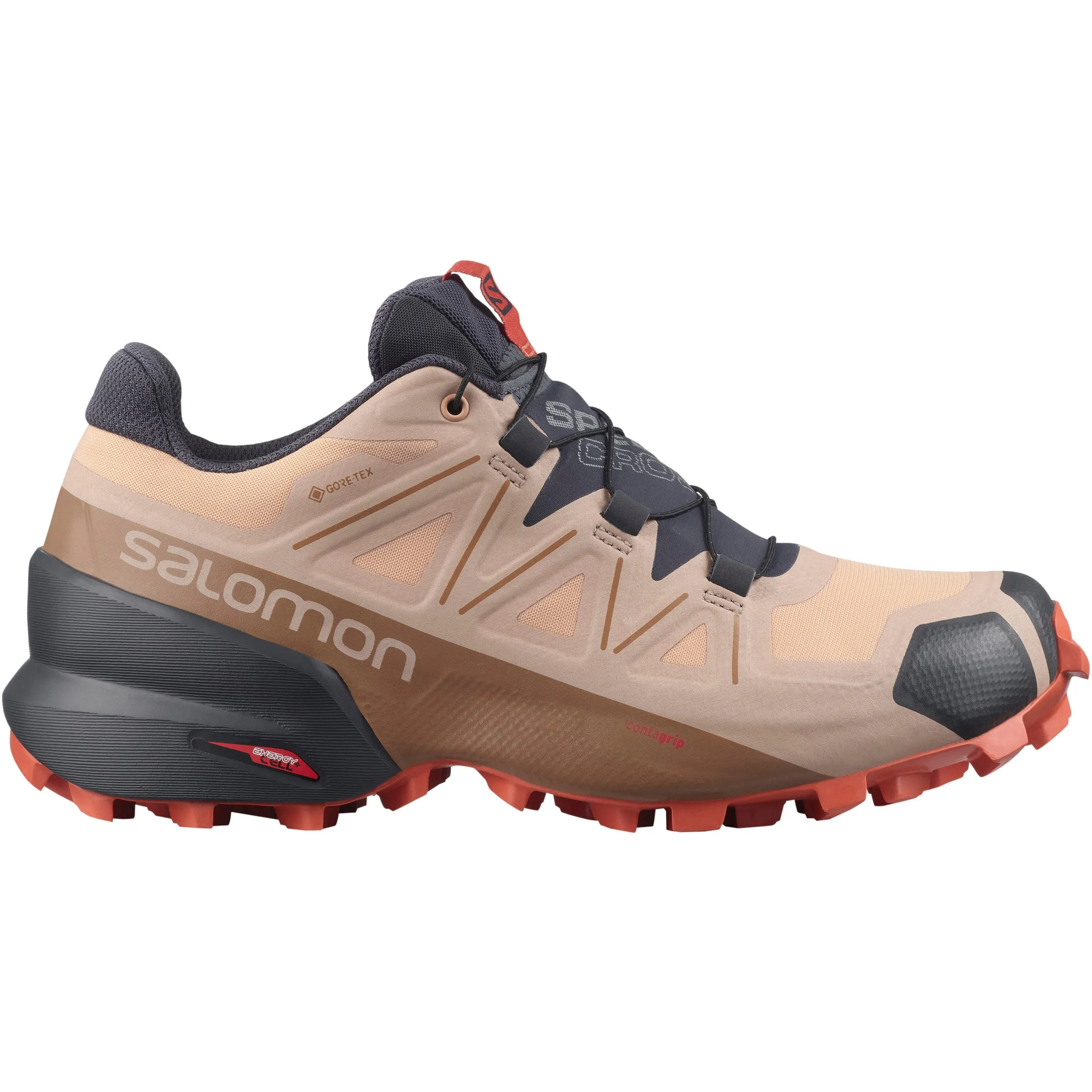 Salomon Women's Speedcross 5 Gore-Tex Sirocco/Mocha Mousse/Mecca Orange | Buy Salomon Women's Speedcross 5 Gore-Tex Si