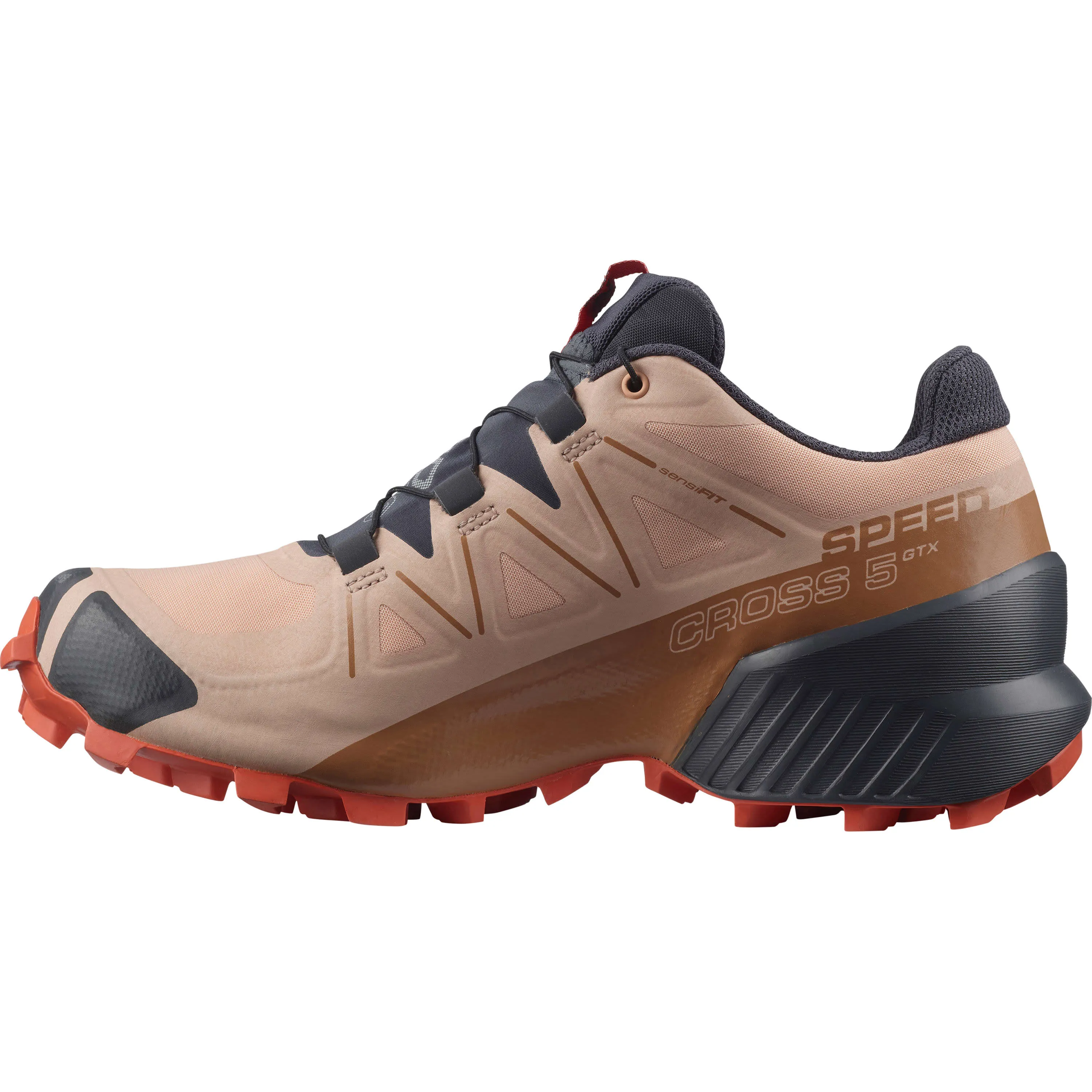 Salomon Women's Speedcross 5 Gore-Tex Sirocco/Mocha Mousse/Mecca Orange | Buy Salomon Women's Speedcross 5 Gore-Tex Si