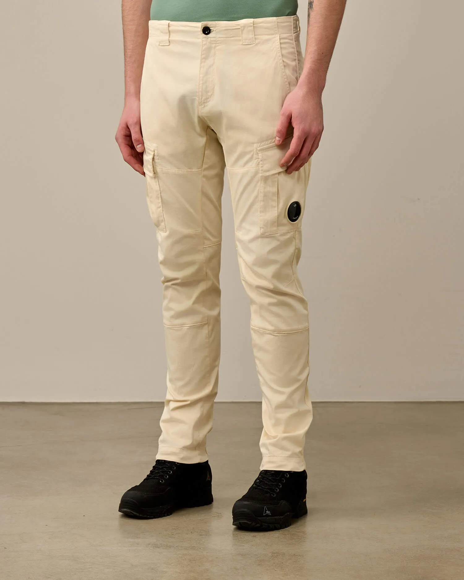 Stretch Sateen Ergonomic Lens Cargo Pants