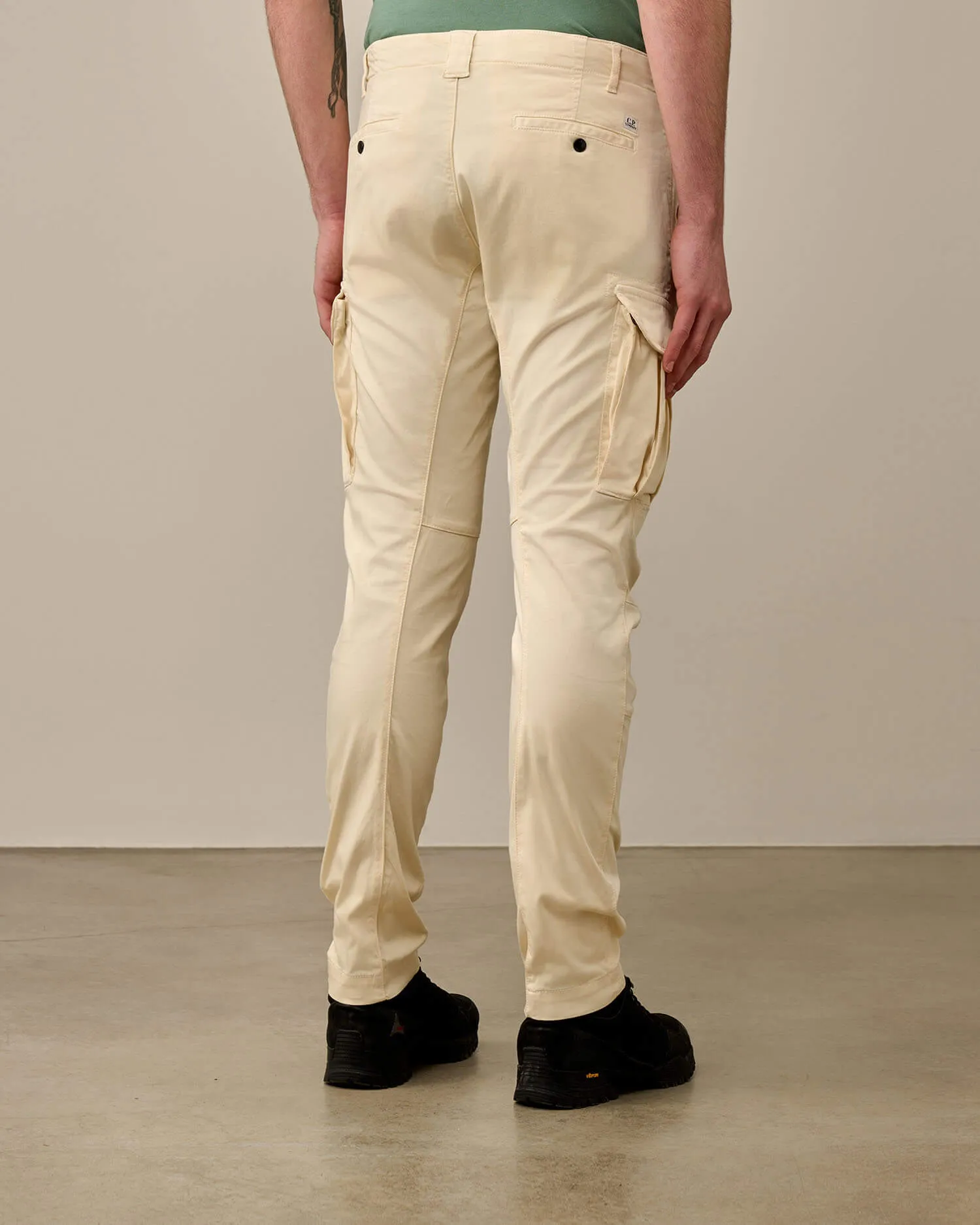 Stretch Sateen Ergonomic Lens Cargo Pants