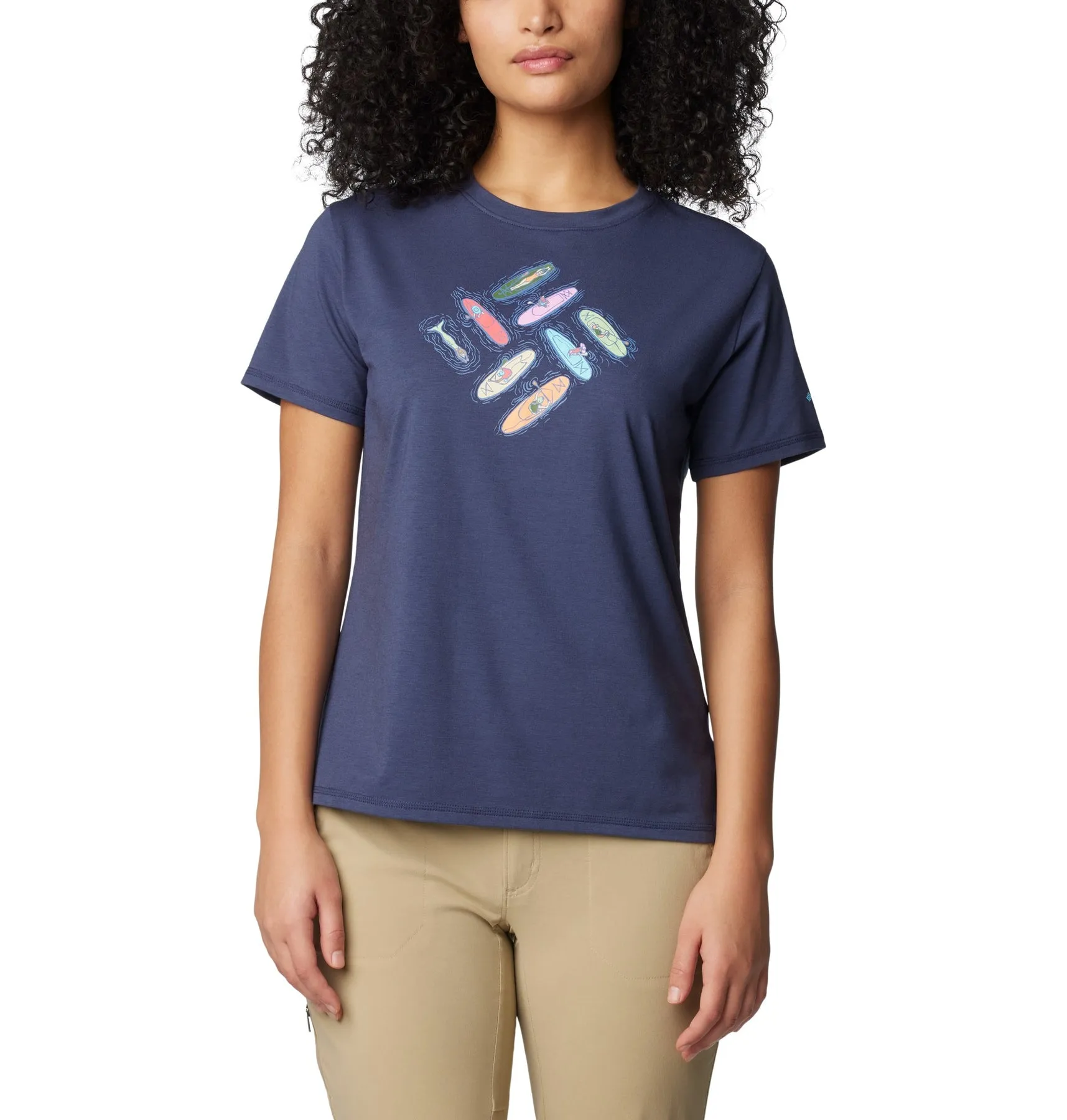 SUN TREK - Women's Short Sleeve T-Shirt - Columbia-