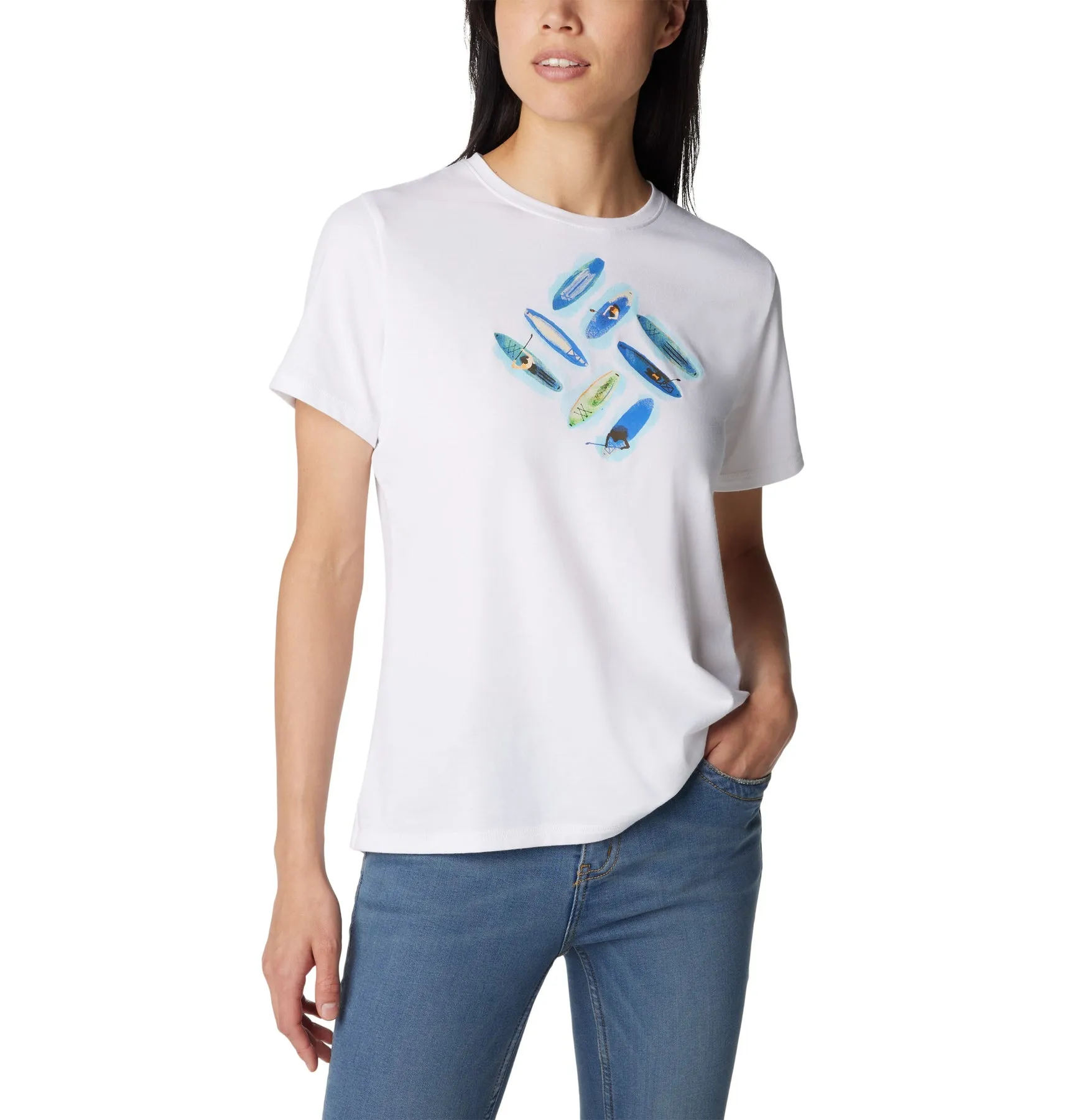 SUN TREK - Women's Short Sleeve T-Shirt - Columbia-