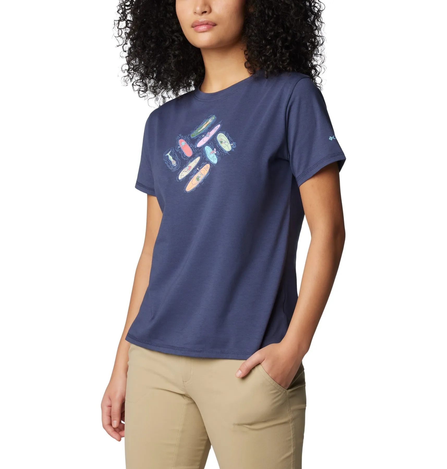 SUN TREK - Women's Short Sleeve T-Shirt - Columbia-