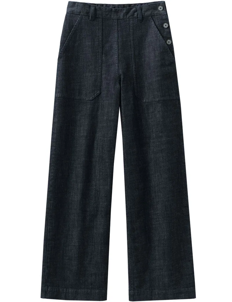 Toast Annie Organic Denim Full Length Jeans Indigo