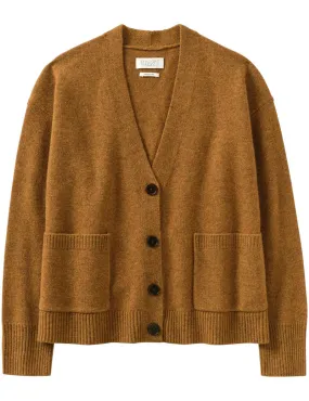 Toast Wool Cashmere Boxy Cardigan Turmeric