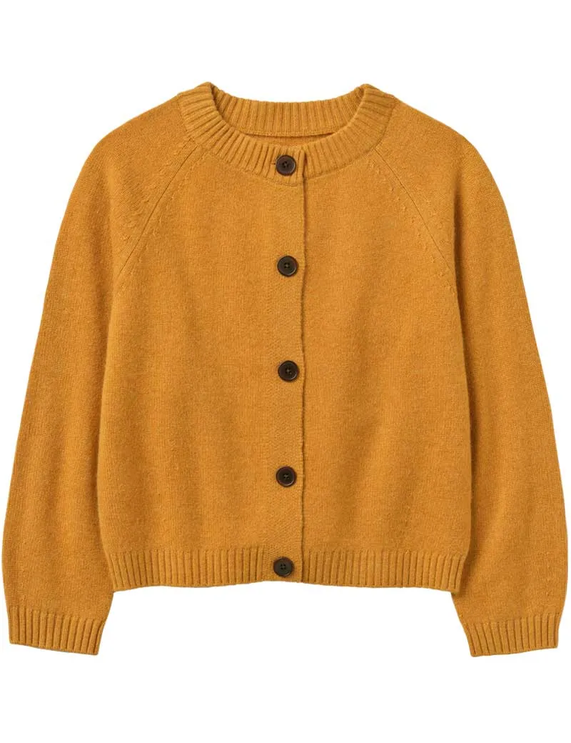 Toast Wool Cashmere Cardigan Ginger Melange