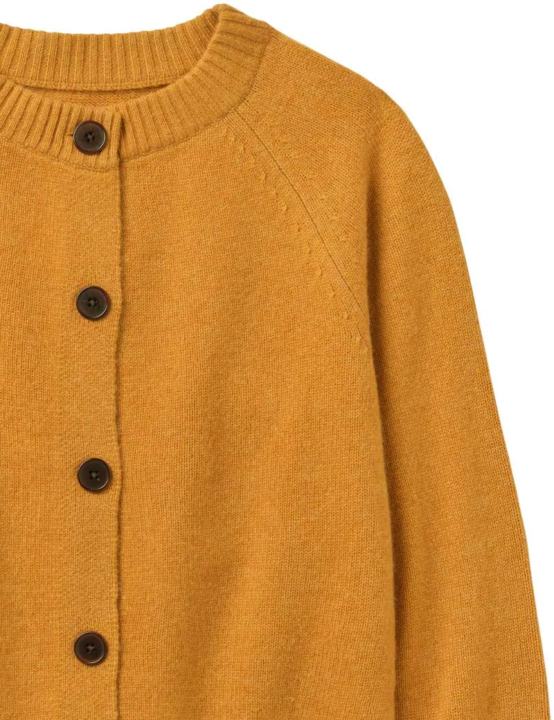 Toast Wool Cashmere Cardigan Ginger Melange