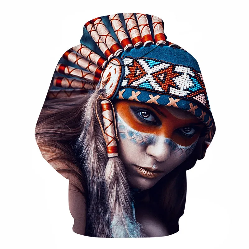 Tribal Woman Hoodie