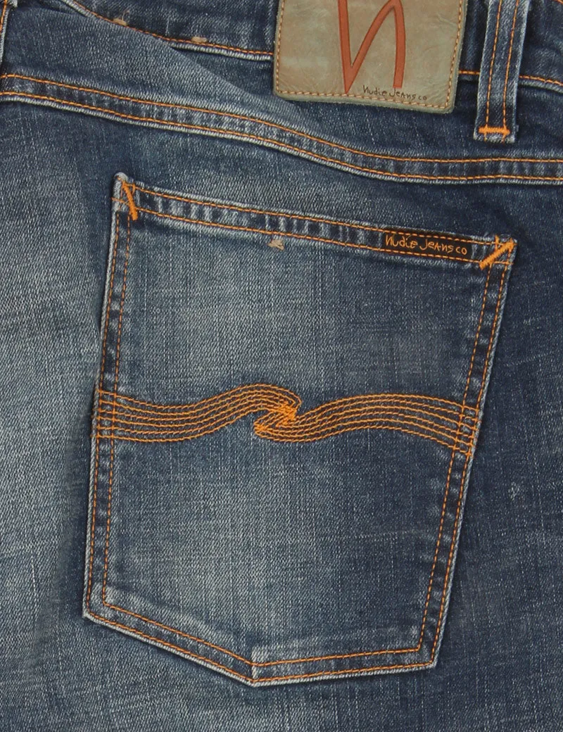 Uniform Reworks Nudie Jeans Co Skinny Lin Worn 36X34