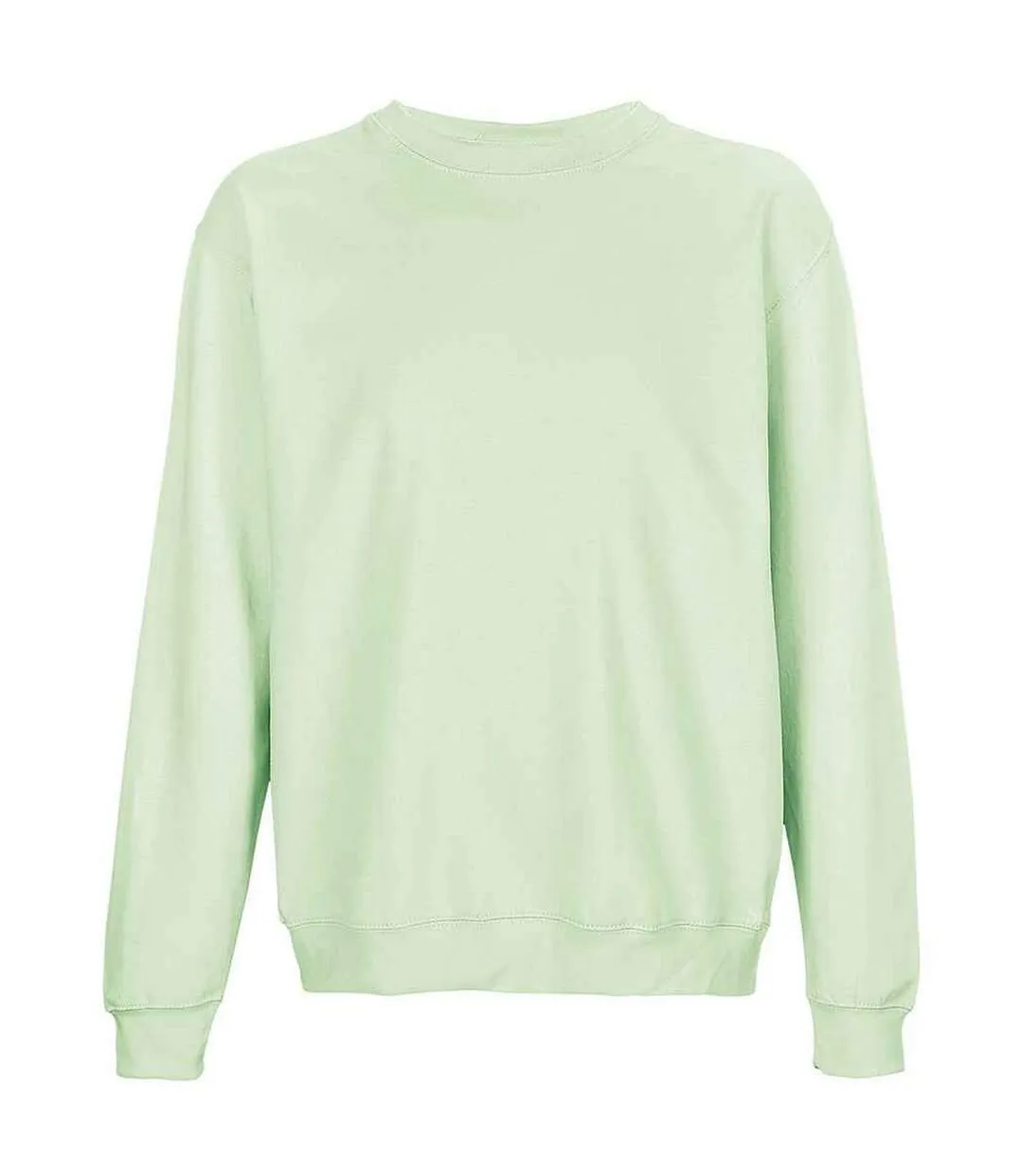 Unisex adult columbia sweatshirt creamy green SOLS