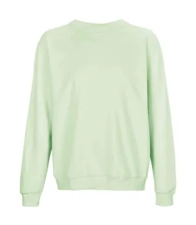 Unisex adult columbia sweatshirt creamy green SOLS