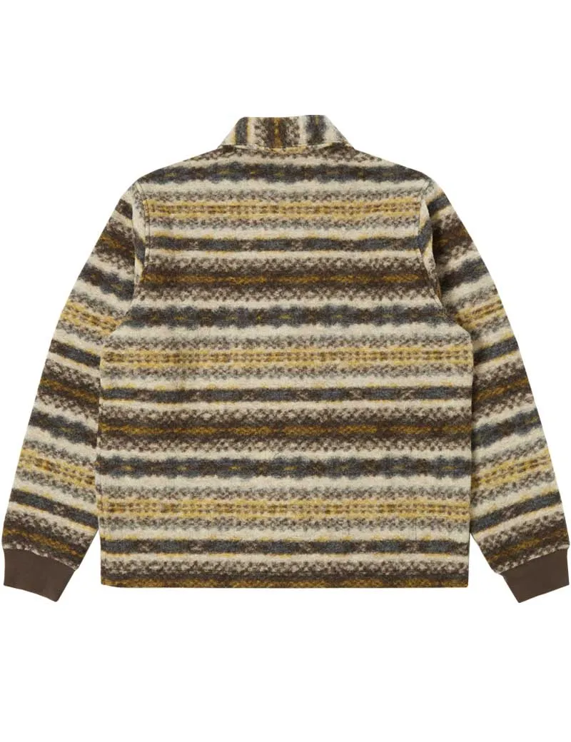 Universal Works New York Cardigan Fairisle Wool Mix