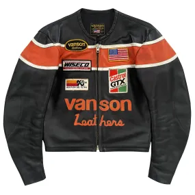 Vanson Leathers Motorcycle Racer Jacket - M