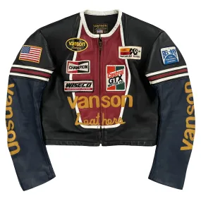 Vanson Leathers One Star Motorcycle Racer Jacket - M