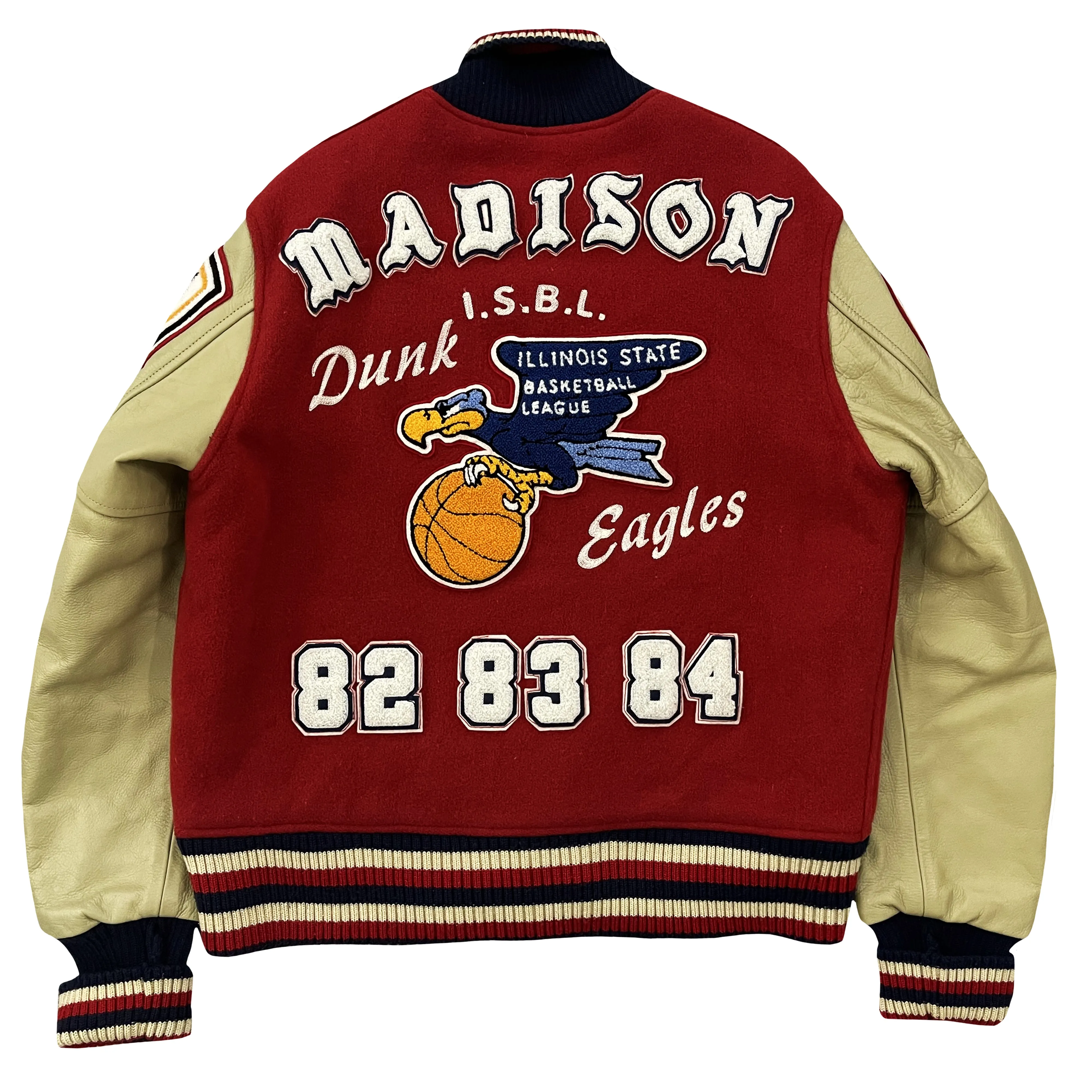 Whitesville Dunk Eagles Varsity Jacket - L