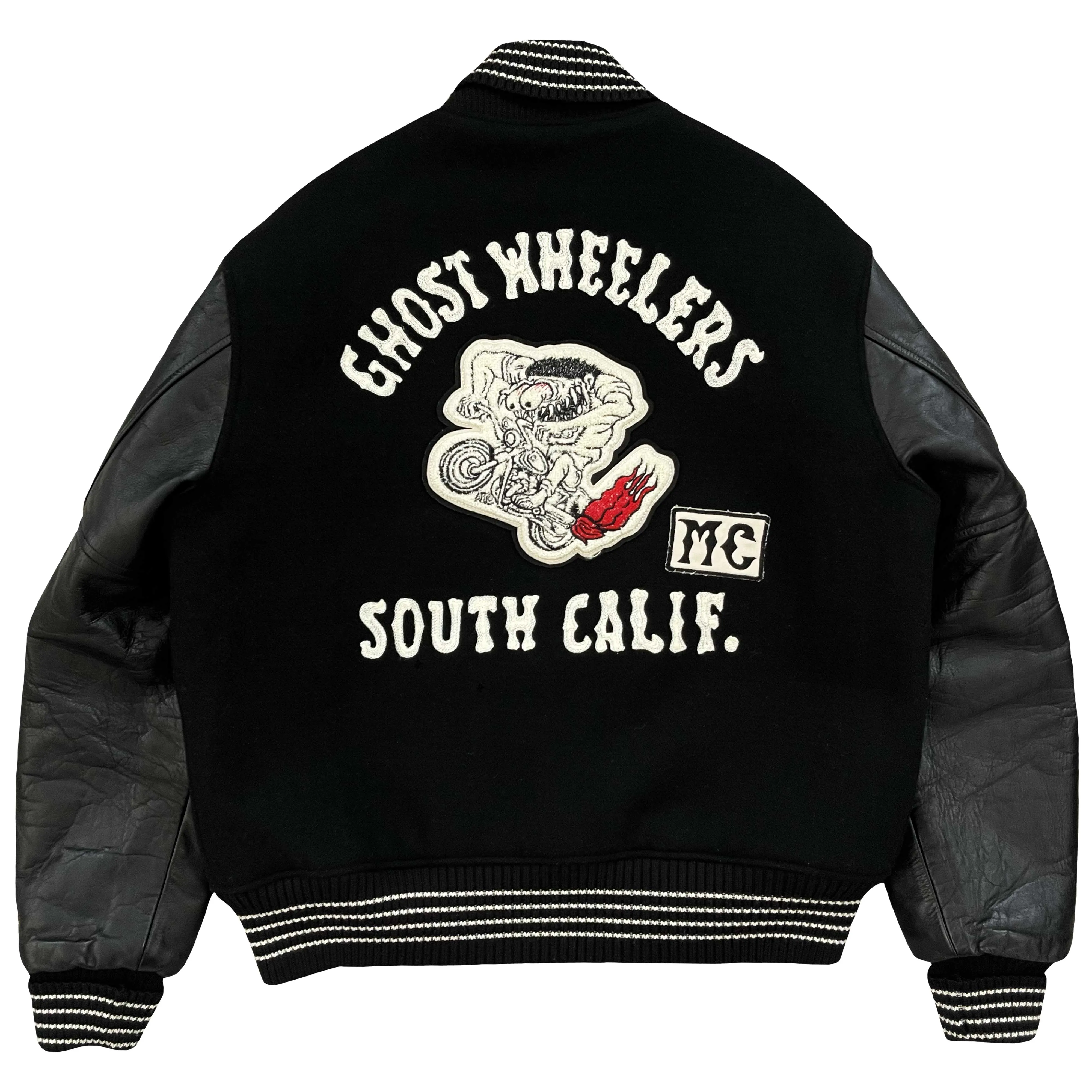 Whitesville Varsity Jacket - Ghost Wheelers - XL