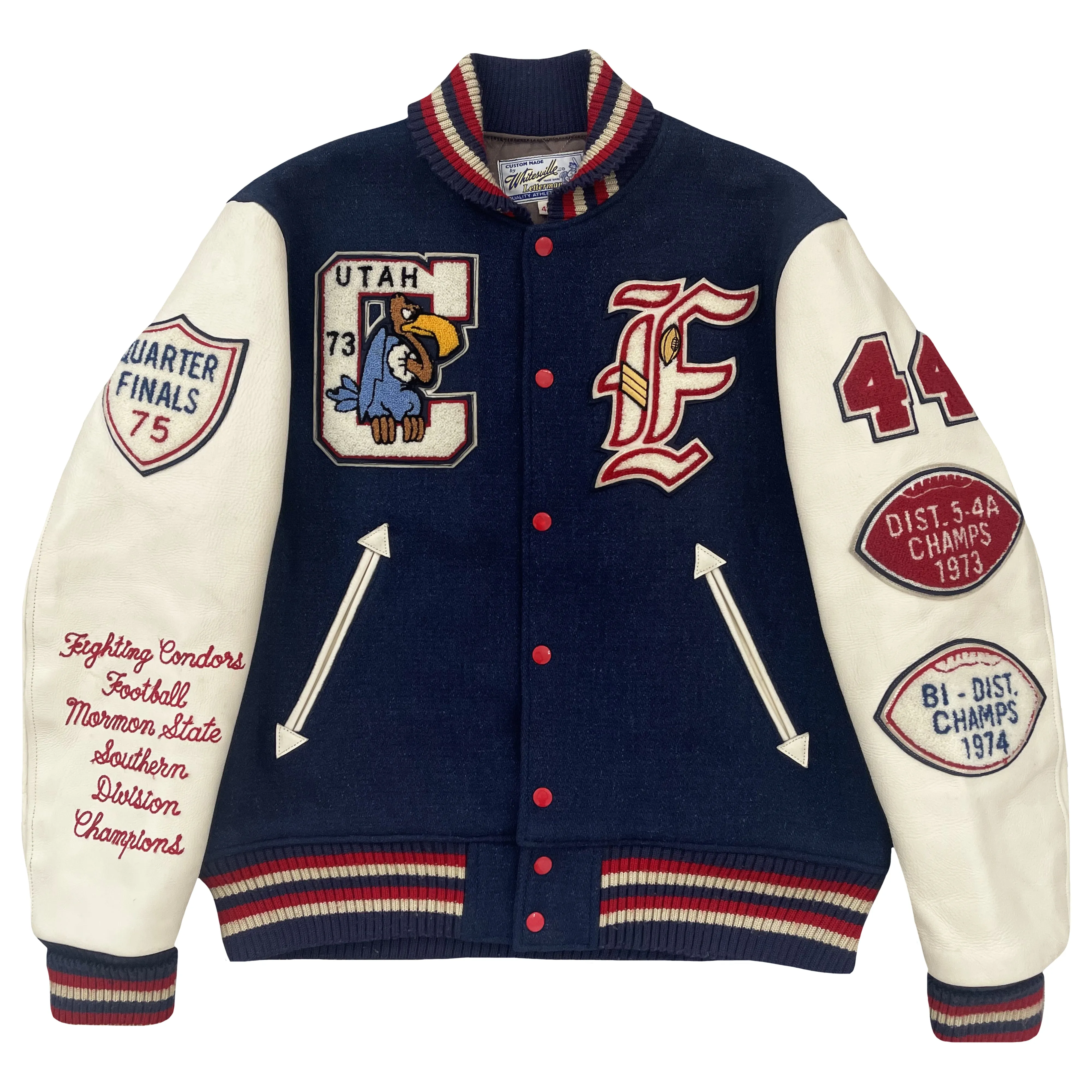 Whitesville Varsity Jacket - Utah Fighting Condors - XL