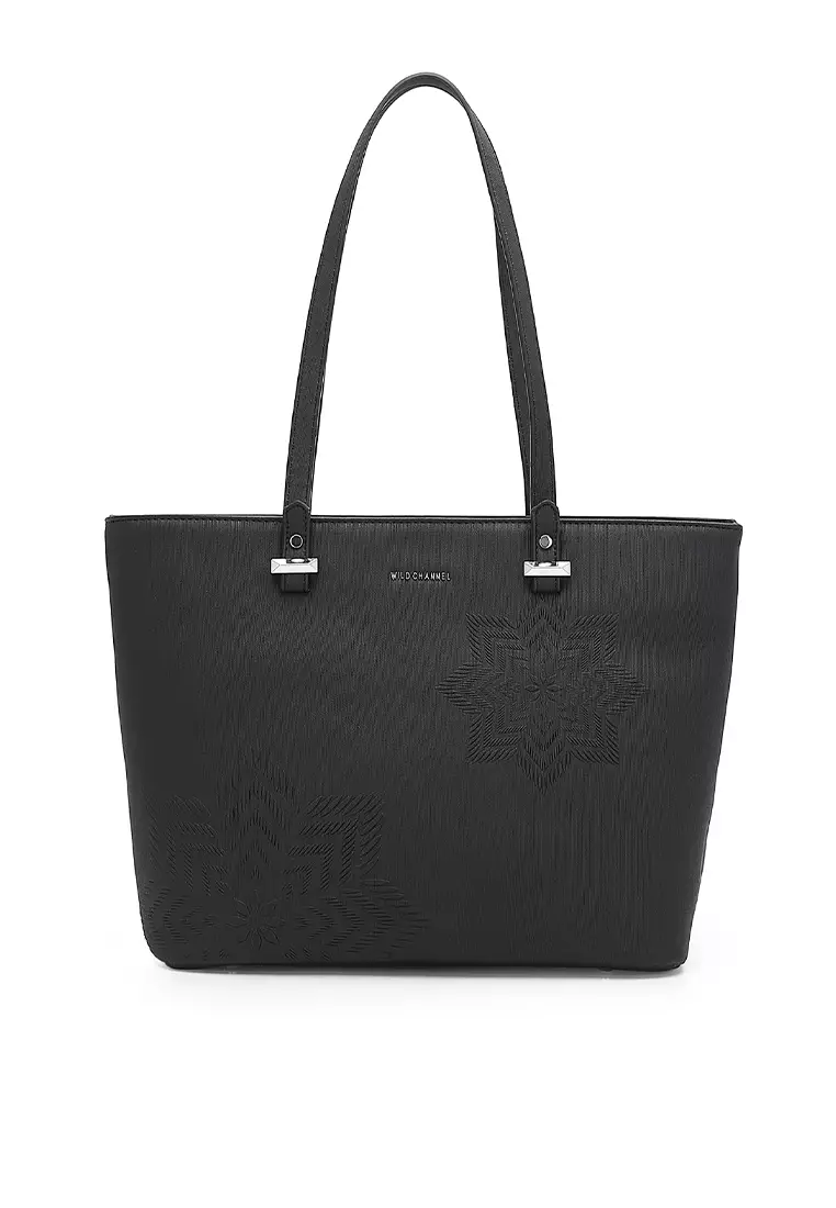 Wild Channel Women's Tote Bag -Black