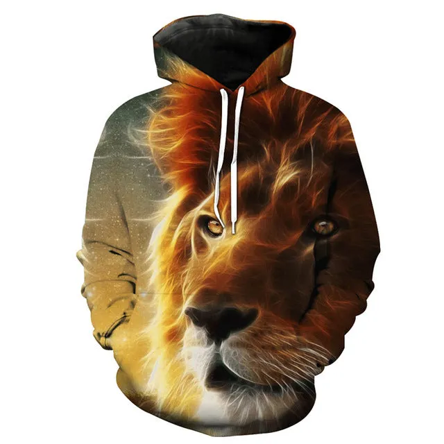 Wild Lion Hoodie