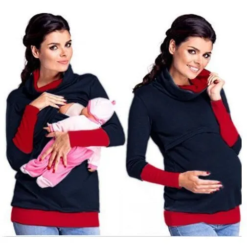 Women's Cotton Maternity Breastfeeding Hoodie