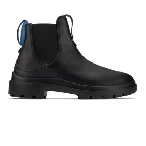 Women's Olukai Hehi Waterproof Chelsea Boots Color: Black / Lagoon