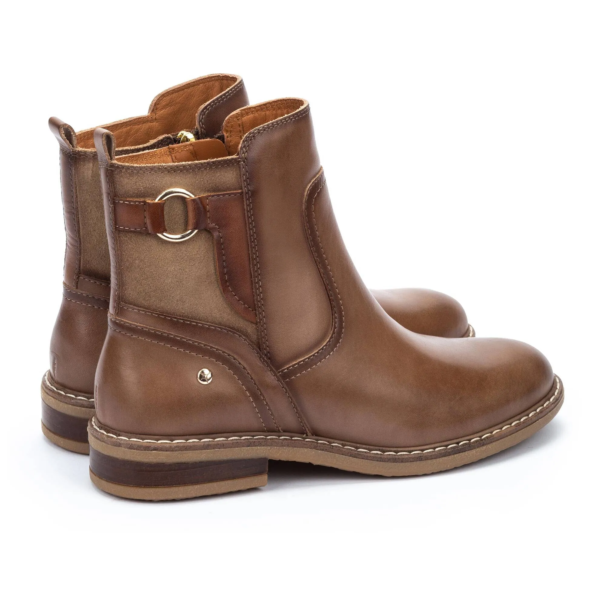 Women's Pikolinos Aldaya Classic High Ankle Boots Color: Siena