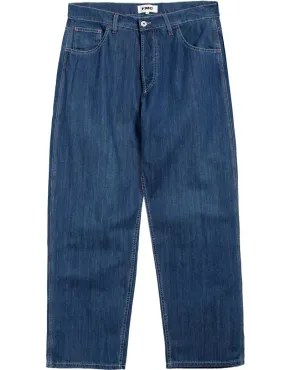 Ymc Bez Relaxed Straight Jeans Washed Indigo