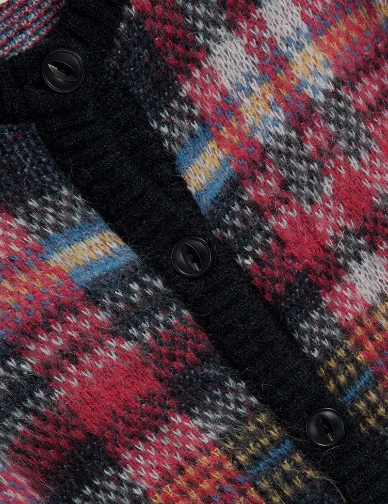 YMC Foxtail Tartan Cardigan Multi