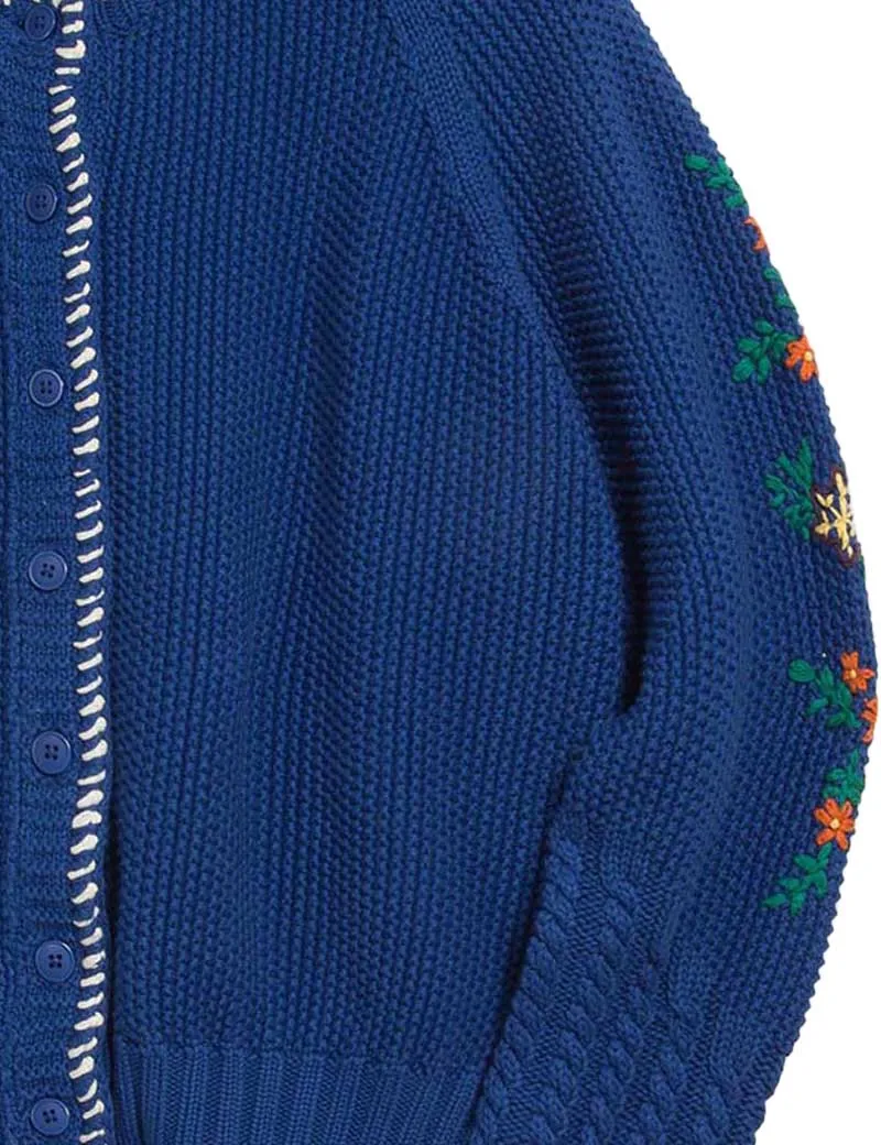 Ymc Lotus Cardigan Blue