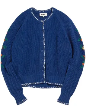 Ymc Lotus Cardigan Blue