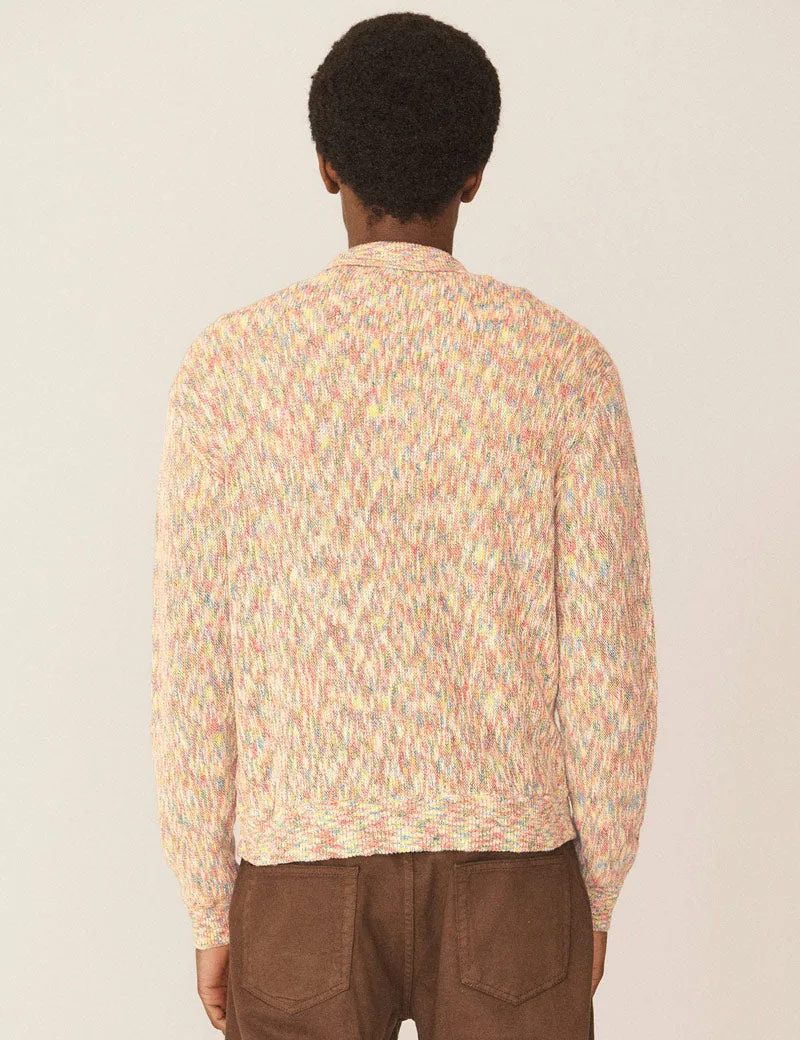 Ymc Rat Pack Pima Cotton Cardigan Multi